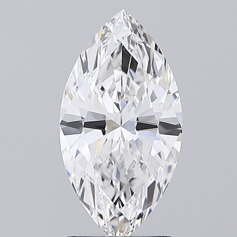 2.14 Carat Marquise Lab Diamond with  Cut Diamond in 14KT  view 1
