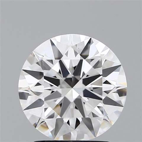 2.44 Carat Round Lab Diamond with  Cut Diamond in 14KT  view 1
