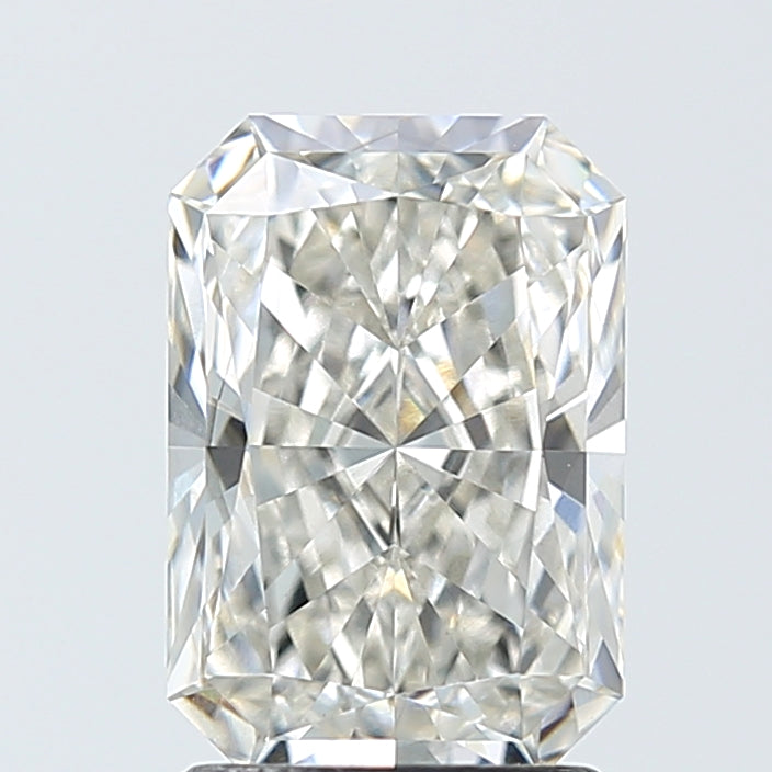 2.03 Carat Radiant Lab Diamond with  Cut Diamond in 14KT  view 1

