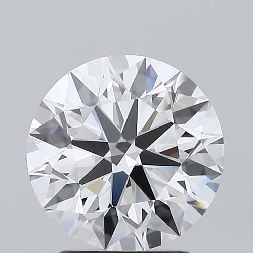 2.33 Carat Round Lab Diamond with  Cut Diamond in 14KT  view 1

