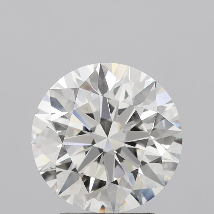 3.16 Carat Round Lab Diamond with  Cut Diamond in 14KT  view 1
