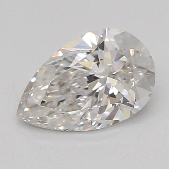 0.31 Carat Pear Lab Diamond with  Cut Diamond in 14KT  view 1

