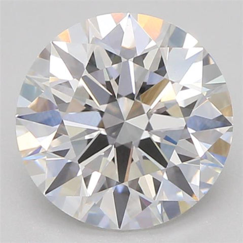 1.09 Carat Round Lab Diamond with  Cut Diamond in 14KT  view 1
