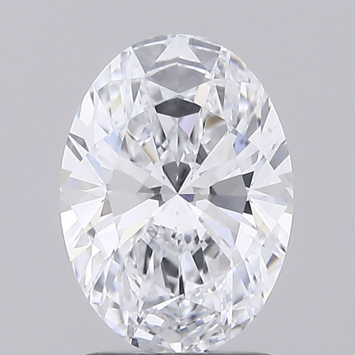 1.66 Carat Oval Lab Diamond with  Cut Diamond in 14KT  view 1
