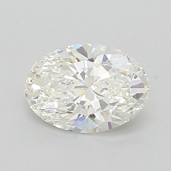 1.07 Carat Oval Lab Diamond with  Cut Diamond in 14KT  view 1
