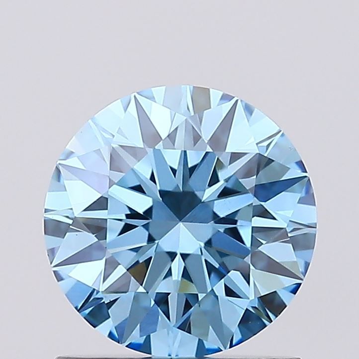 1.01 Carat Round Lab Diamond with  Cut Diamond in 14KT  view 1
