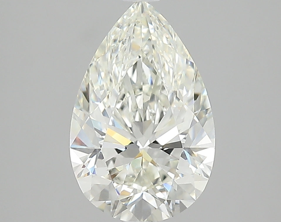 2.11 Carat Pear Lab Diamond with  Cut Diamond in 14KT  view 1
