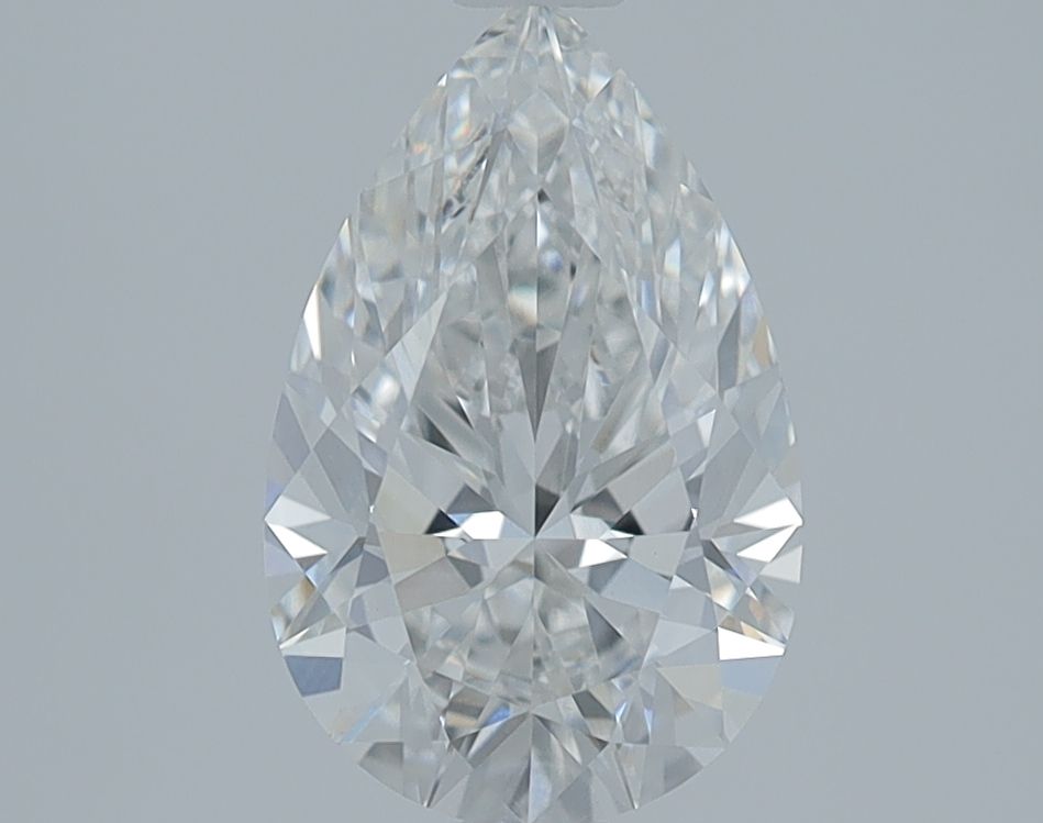 1.55 Carat Pear Lab Diamond with  Cut Diamond in 14KT  view 1
