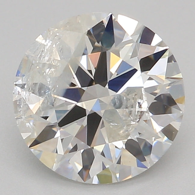 1.0 Carat Round Lab Diamond with  Cut Diamond in 14KT  view 1
