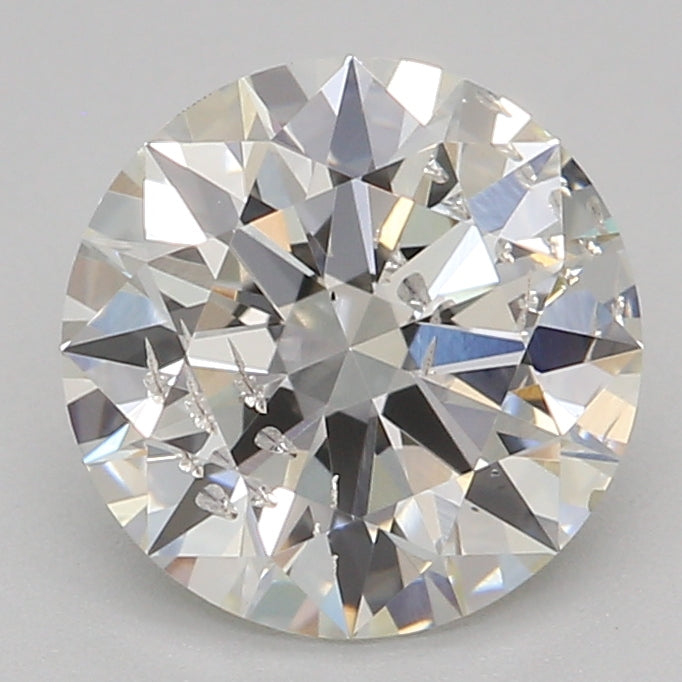 1.02 Carat Round Lab Diamond with  Cut Diamond in 14KT  view 1
