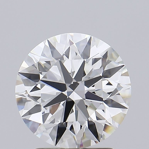 2.36 Carat Round Lab Diamond with  Cut Diamond in 14KT  view 1
