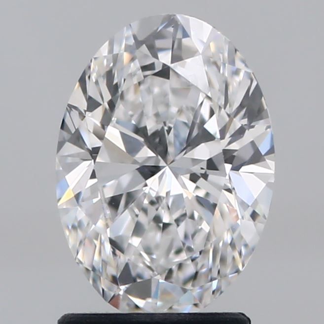 1.83 Carat Oval Lab Diamond with  Cut Diamond in 14KT  view 1
