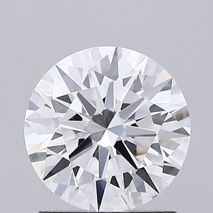 1.24 Carat Round Lab Diamond with  Cut Diamond in 14KT  view 1
