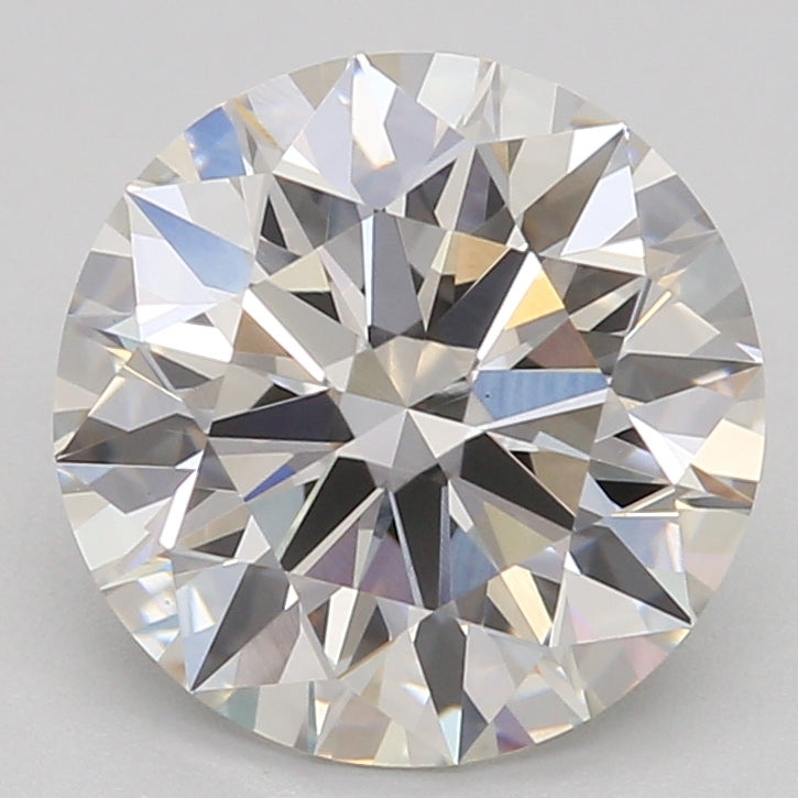 1.53 Carat Round Lab Diamond & 1.53 Carat Round Lab Diamond with  Cut Diamond in 14KT  view 1
