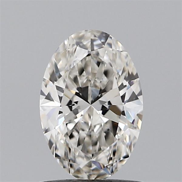 1.01 Carat Oval Lab Diamond with  Cut Diamond in 14KT  view 1
