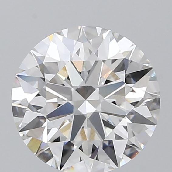 2.5 Carat Round Lab Diamond with  Cut Diamond in 14KT  view 1
