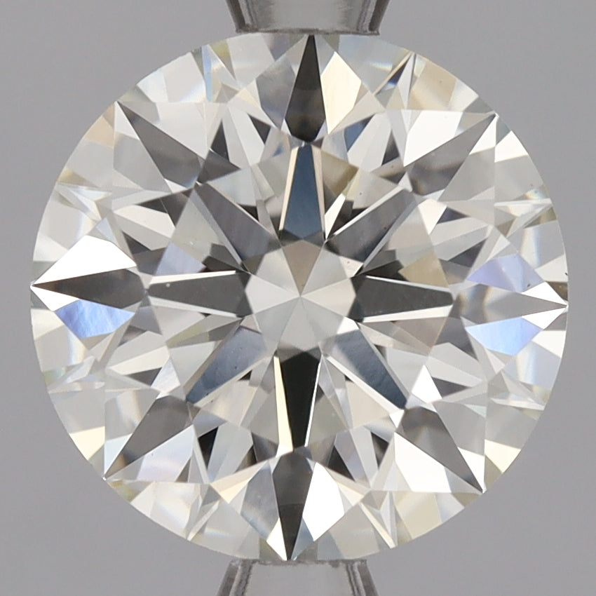 2.09 Carat Round Lab Diamond with  Cut Diamond in 14KT  view 1
