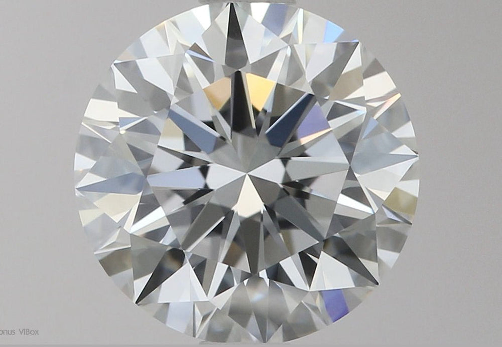 1.36 Carat Round Lab Diamond with  Cut Diamond in 14KT  view 1

