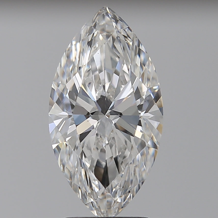3.01 Carat Marquise Lab Diamond with  Cut Diamond in 14KT  view 1

