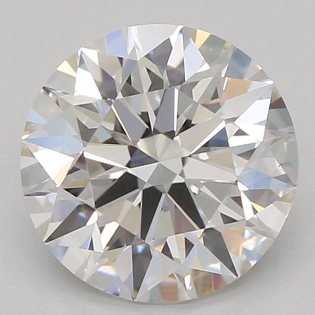 1.08 Carat Round Lab Diamond with  Cut Diamond in 14KT  view 1
