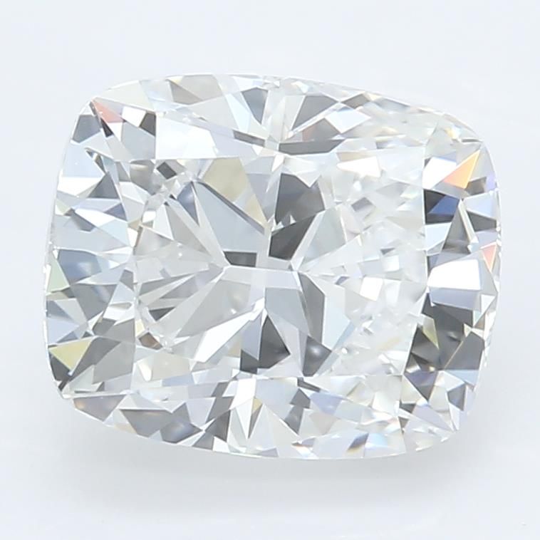 1.51 Carat Cushion Lab Diamond with  Cut Diamond in 14KT  view 1
