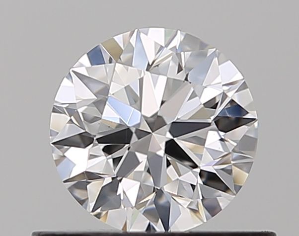 0.5 Carat Round Natural Diamond with  Cut Diamond in 14KT  view 1
