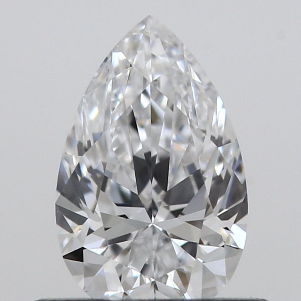 0.5 Carat Pear Natural Diamond with  Cut Diamond in 14KT  view 1
