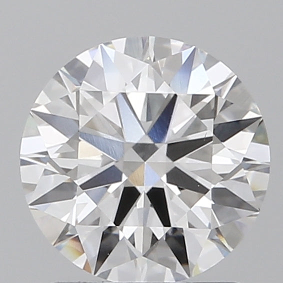 1.32 Carat Round Lab Diamond with  Cut Diamond in 14KT  view 1
