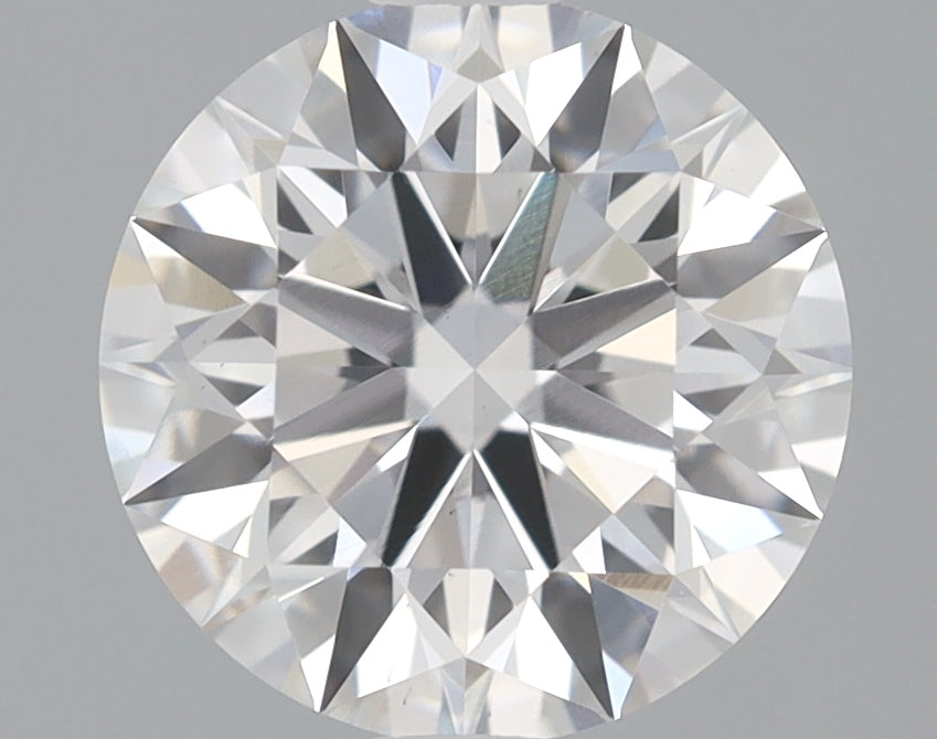 1.3 Carat Round Lab Diamond with  Cut Diamond in 14KT  view 1
