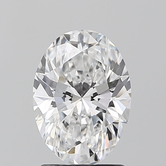 1.59 Carat Oval lab Diamond with  Cut Diamond in 14KT  view 1
