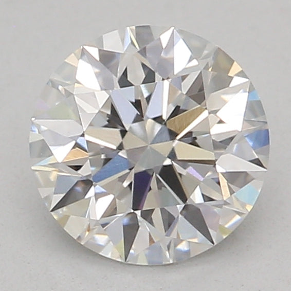 0.55 Carat Round Lab Diamond & 0.54 Carat Round Lab Diamond with  Cut Diamond in 14KT  view 1
