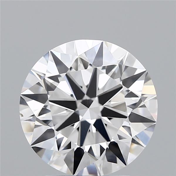 3.0 Carat Round Lab Diamond with  Cut Diamond in 14KT  view 1
