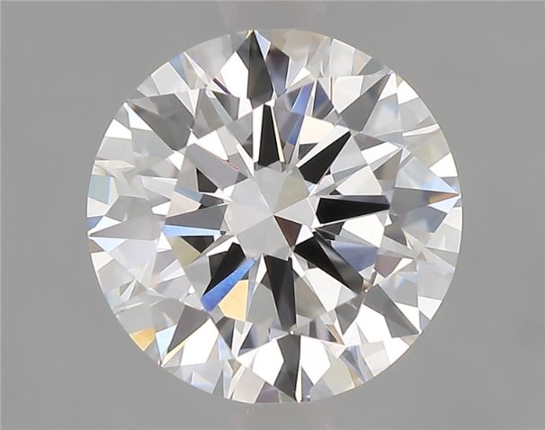 1.58 Carat Round Lab Diamond with  Cut Diamond in 14KT  view 1
