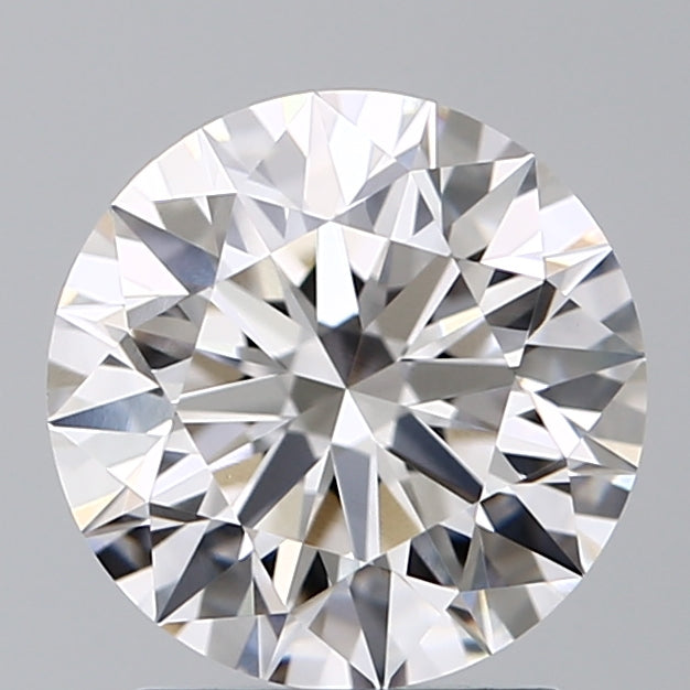 1.73 Carat Round Lab Diamond with  Cut Diamond in 14KT  view 1
