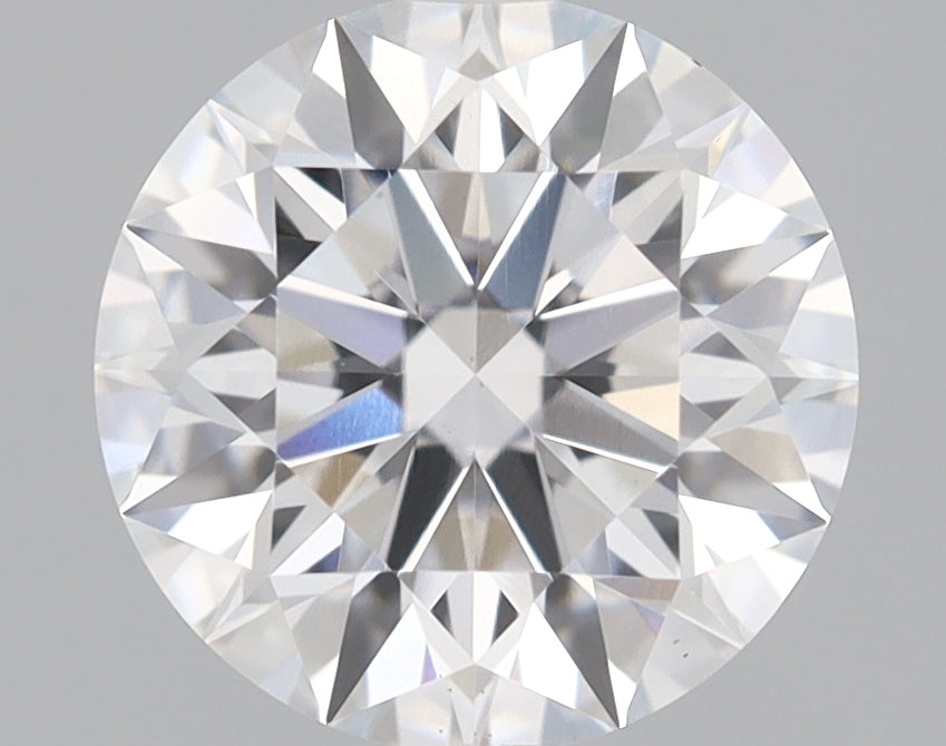 1.26 Carat Round Lab Diamond with  Cut Diamond in 14KT  view 1
