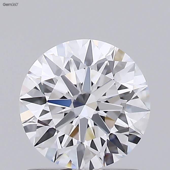 1.22 Carat Round Lab Diamond with  Cut Diamond in 14KT  view 1
