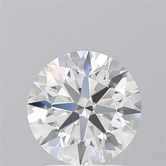 1.74 Carat Round Lab Diamond with  Cut Diamond in 14KT  view 1
