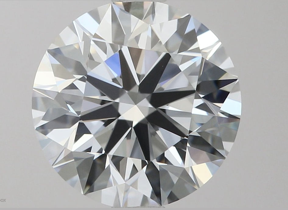 2.12 Carat Round Lab Diamond with  Cut Diamond in 14KT  view 1
