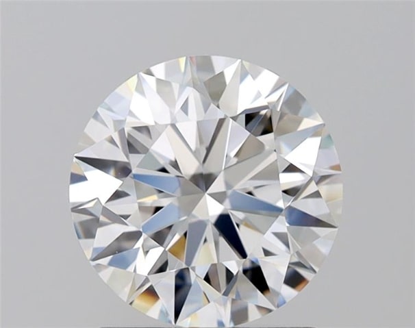 1.33 Carat Round Lab Diamond with  Cut Diamond in 14KT  view 1

