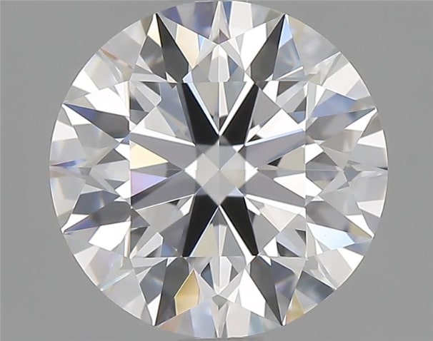 1.26 Carat Round Lab Diamond with  Cut Diamond in 14KT  view 1
