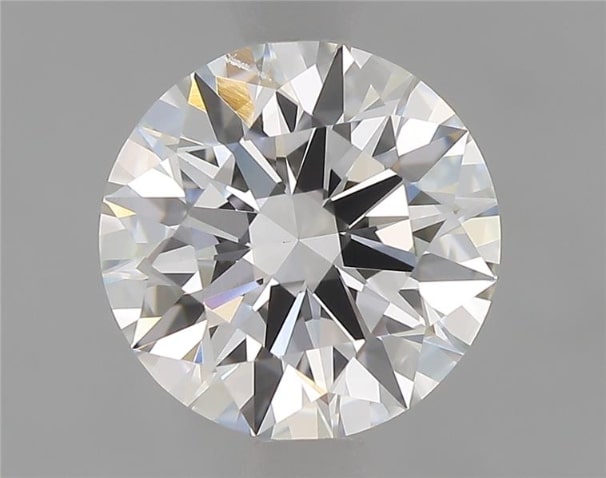 1.21 Carat Round Lab Diamond with  Cut Diamond in 14KT  view 1
