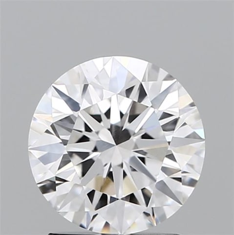 1.75 Carat Round Lab Diamond with  Cut Diamond in 14KT  view 1
