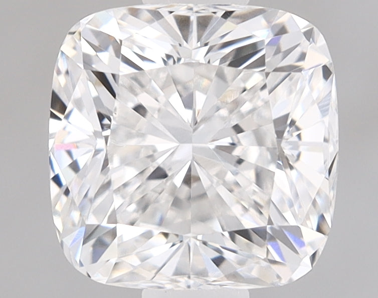 1.0 Carat Cushion Lab Diamond with  Cut Diamond in 14KT  view 1
