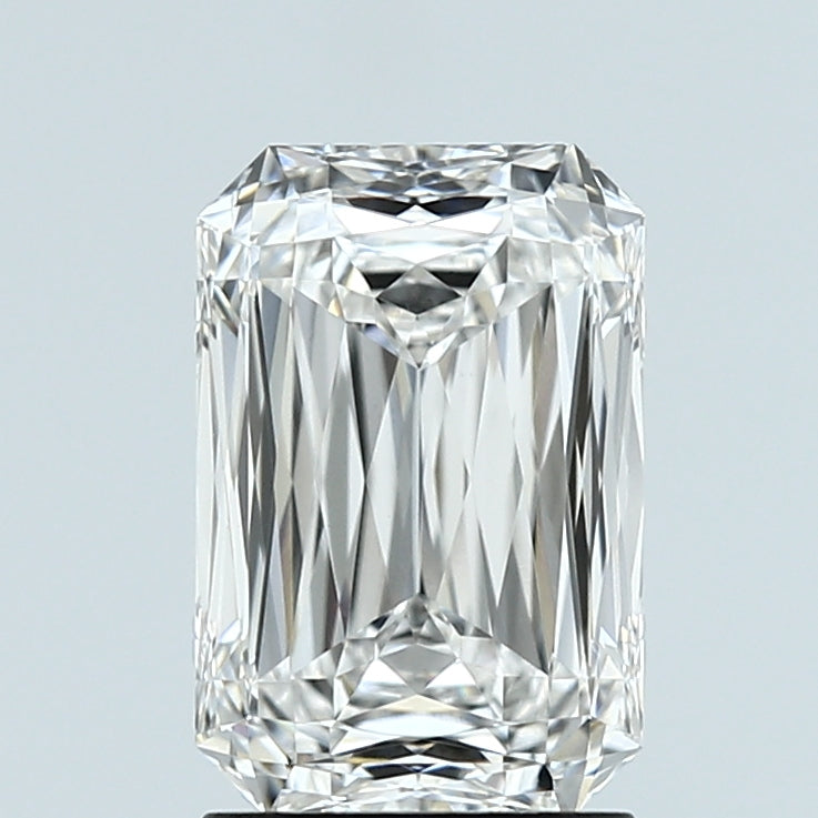 2.19 Carat Radiant Lab Diamond with  Cut Diamond in 14KT  view 1

