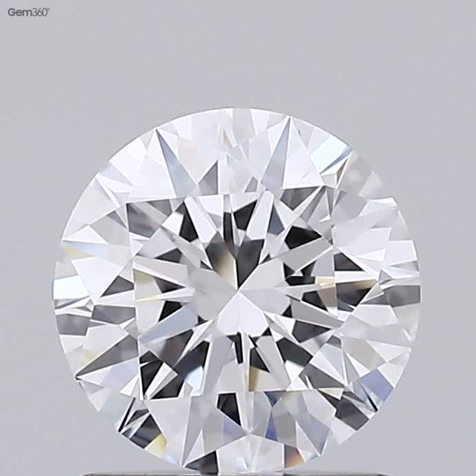 1.0 Carat Round Lab Diamond with  Cut Diamond in 14KT  view 1
