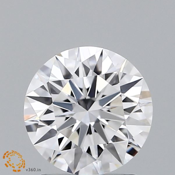 1.41 Carat Round Lab Diamond with  Cut Diamond in 14KT  view 1
