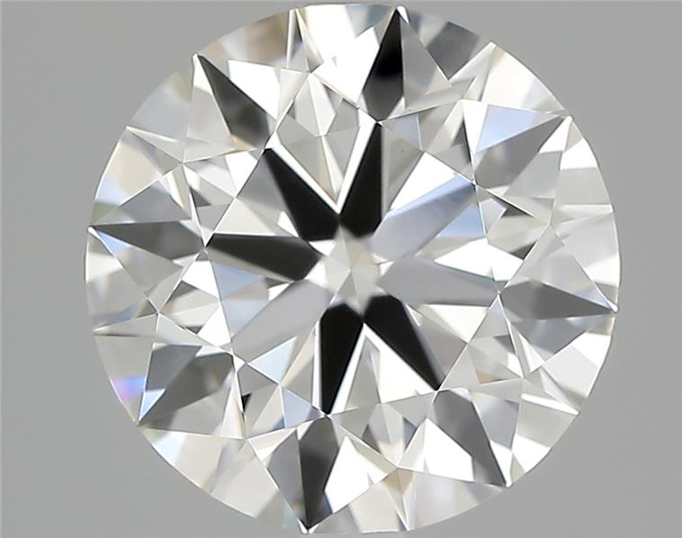 2.64 Carat Round Lab Diamond with  Cut Diamond in 14KT  view 1
