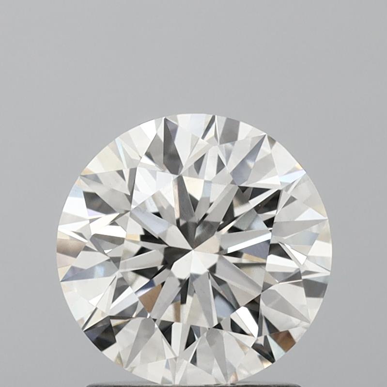1.55 Carat Round Lab Diamond with  Cut Diamond in 14KT  view 1
