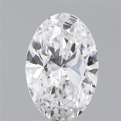 1.71 Carat Oval Lab Diamond with  Cut Diamond in 14KT  view 1
