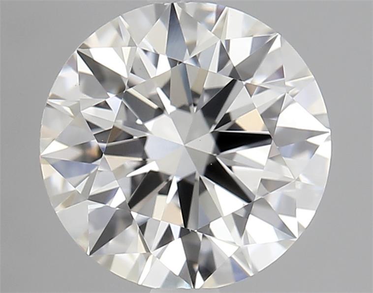1.96 Carat Round Lab Diamond with  Cut Diamond in 14KT  view 1
